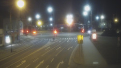 Křižovatka ulic Komenského a Velké Novosady