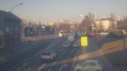 Křižovatka ulic Komenského a Velké Novosady