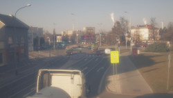 Křižovatka ulic Komenského a Velké Novosady