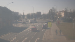 Křižovatka ulic Komenského a Velké Novosady