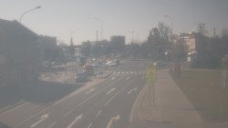 Křižovatka ulic Komenského a Velké Novosady