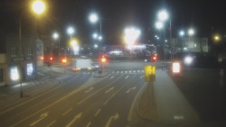 Křižovatka ulic Komenského a Velké Novosady