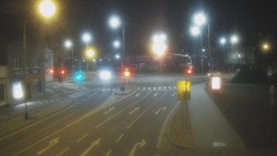 Křižovatka ulic Komenského a Velké Novosady