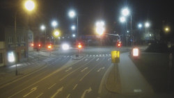 Křižovatka ulic Komenského a Velké Novosady