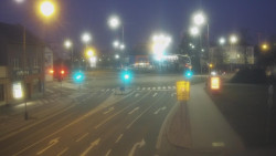 Křižovatka ulic Komenského a Velké Novosady