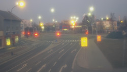 Křižovatka ulic Komenského a Velké Novosady