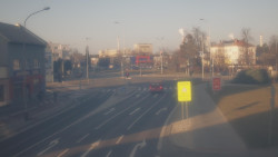 Křižovatka ulic Komenského a Velké Novosady