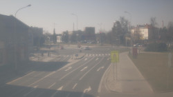 Křižovatka ulic Komenského a Velké Novosady