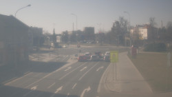 Křižovatka ulic Komenského a Velké Novosady