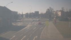 Křižovatka ulic Komenského a Velké Novosady