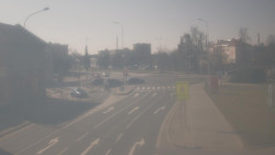 Křižovatka ulic Komenského a Velké Novosady