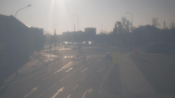 Křižovatka ulic Komenského a Velké Novosady