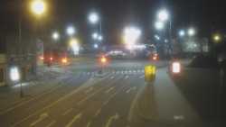 Křižovatka ulic Komenského a Velké Novosady