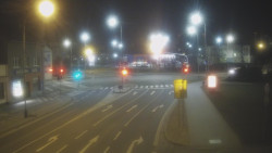 Křižovatka ulic Komenského a Velké Novosady