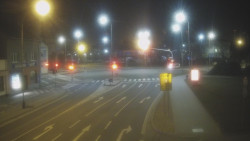 Křižovatka ulic Komenského a Velké Novosady