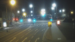 Křižovatka ulic Komenského a Velké Novosady