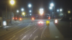 Křižovatka ulic Komenského a Velké Novosady