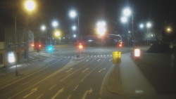 Křižovatka ulic Komenského a Velké Novosady