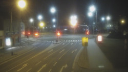 Křižovatka ulic Komenského a Velké Novosady