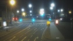 Křižovatka ulic Komenského a Velké Novosady