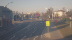 Křižovatka ulic Komenského a Velké Novosady