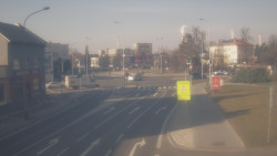 Křižovatka ulic Komenského a Velké Novosady