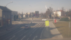 Křižovatka ulic Komenského a Velké Novosady