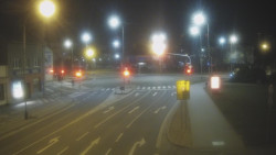 Křižovatka ulic Komenského a Velké Novosady