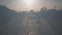 Křižovatka ulic Komenského a Velké Novosady