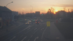 Křižovatka ulic Komenského a Velké Novosady