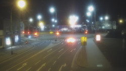 Křižovatka ulic Komenského a Velké Novosady