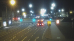 Křižovatka ulic Komenského a Velké Novosady