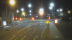 Křižovatka ulic Komenského a Velké Novosady