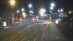 Křižovatka ulic Komenského a Velké Novosady