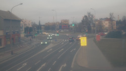 Křižovatka ulic Komenského a Velké Novosady