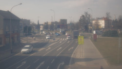 Křižovatka ulic Komenského a Velké Novosady