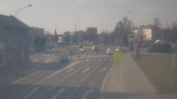 Křižovatka ulic Komenského a Velké Novosady