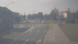 Křižovatka ulic Komenského a Velké Novosady