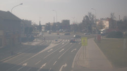 Křižovatka ulic Komenského a Velké Novosady