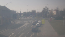 Křižovatka ulic Komenského a Velké Novosady