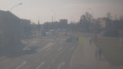 Křižovatka ulic Komenského a Velké Novosady