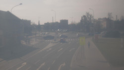 Křižovatka ulic Komenského a Velké Novosady