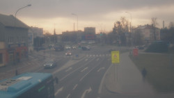 Křižovatka ulic Komenského a Velké Novosady