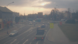 Křižovatka ulic Komenského a Velké Novosady