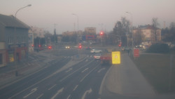 Křižovatka ulic Komenského a Velké Novosady