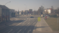 Křižovatka ulic Komenského a Velké Novosady