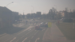 Křižovatka ulic Komenského a Velké Novosady