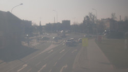 Křižovatka ulic Komenského a Velké Novosady