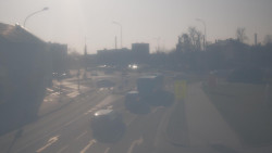 Křižovatka ulic Komenského a Velké Novosady