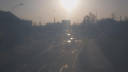 Křižovatka ulic Komenského a Velké Novosady